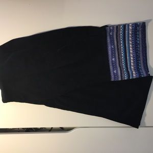 Missimo Fold over Waistband Bootcut Yoga Pants